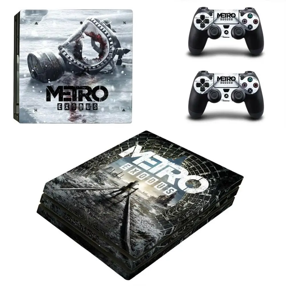 Metro Exodus PS4 Pro sticker s Play station 4 наклейки для кожи наклейки для playstation 4 PS4 Pro консоль и контроллер Скины Виниловые