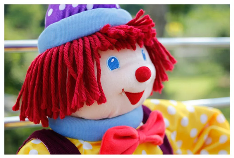 Big Size 95cm Clown Plush Toys Cartoon The Joker Clown Dolls Kids Children Stage Props Party Xmas Birthday Cosplay Gift  (5)