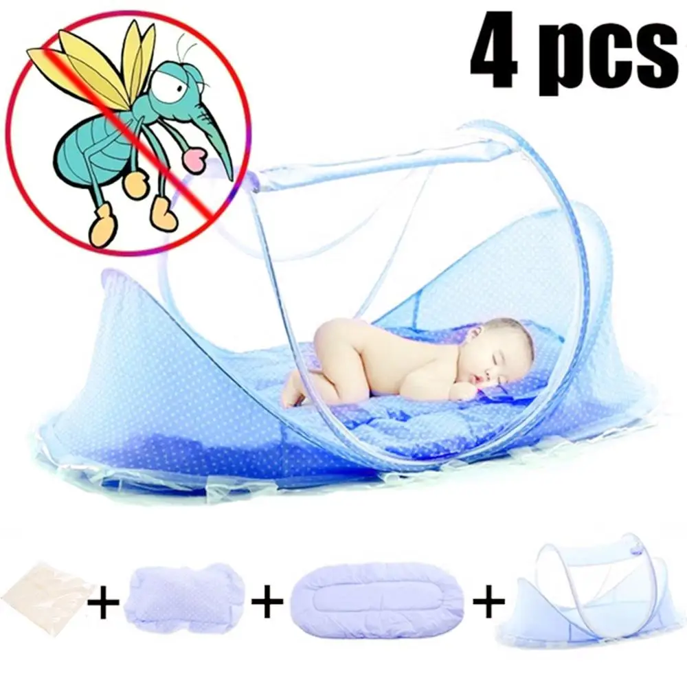 

Baby Crib Netting Portable Foldable Baby Tent Bed Mosquito Crib Netting Polyester Newborn Sleep Bed Netting Play Tent Children