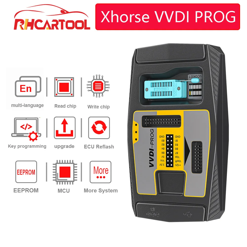 Программатор OBD2 V4.97 Xhorse VVDI PROG оригинальный автомобильный программатор Flash ECU для