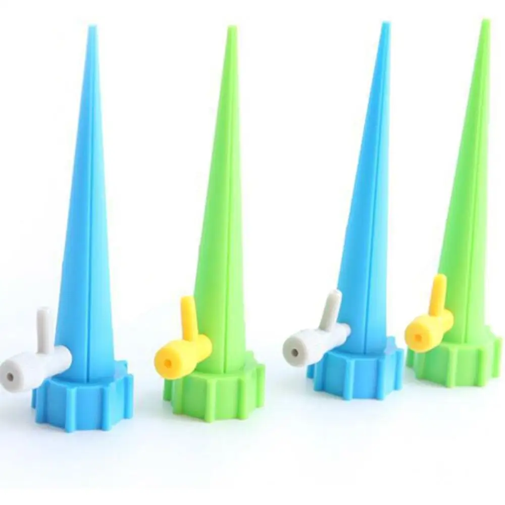 12PCS Garden Cone Spike Watering Plant Flower Waterers Bottle Irrigation System Practical Plastic Garden Cone Watering Spike