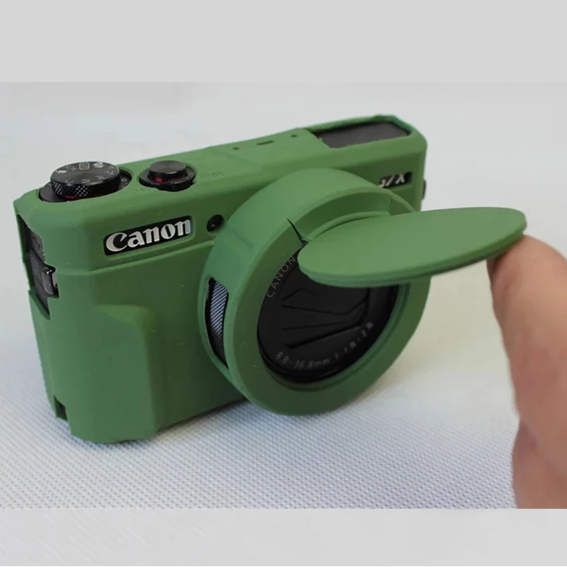 Силиконовая сумка для камеры Canon PowerShot G7X Mark II защитные сумки объектива Мягкий