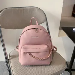 Luxury Mini Backpack Women Designer Leather Fashion Small Cute Back Pack Travel Mochila Chain Bagpack Sac Purses Bolsa Feminina