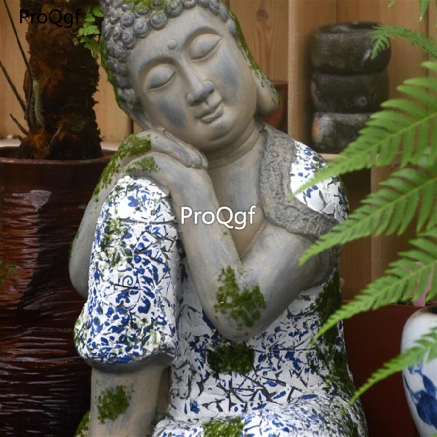 Ngryise 1Pcs A Set garden buddha sleeping statue