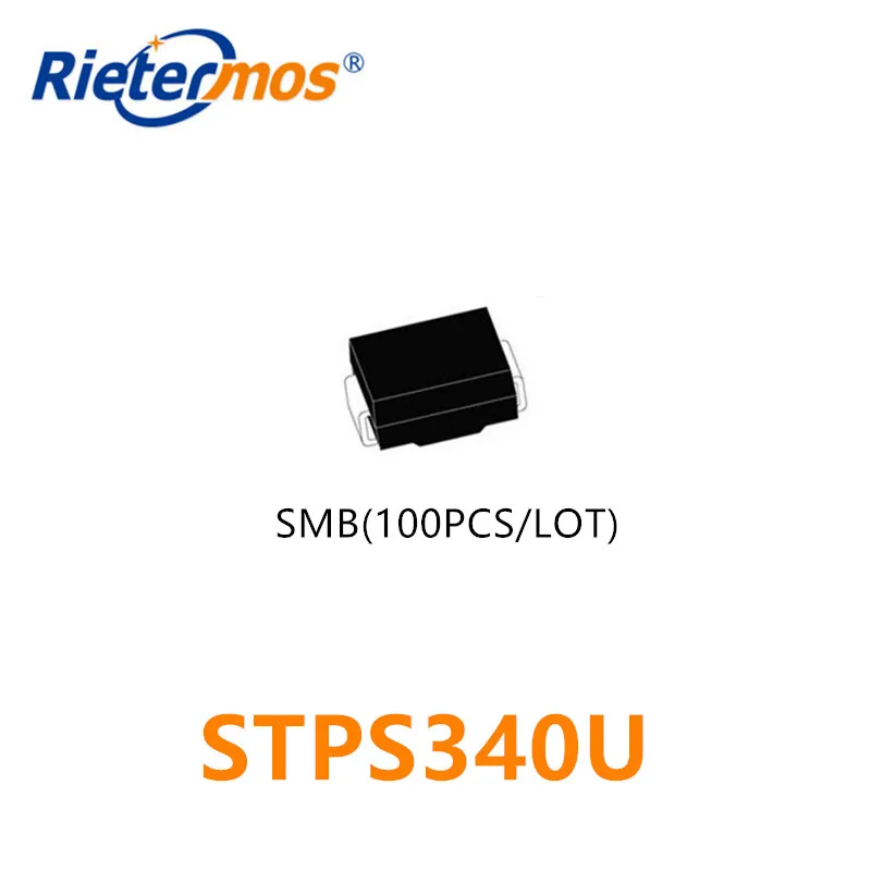 100 шт. STPS340U SMB DO214AA сделано в Китае | Электроника