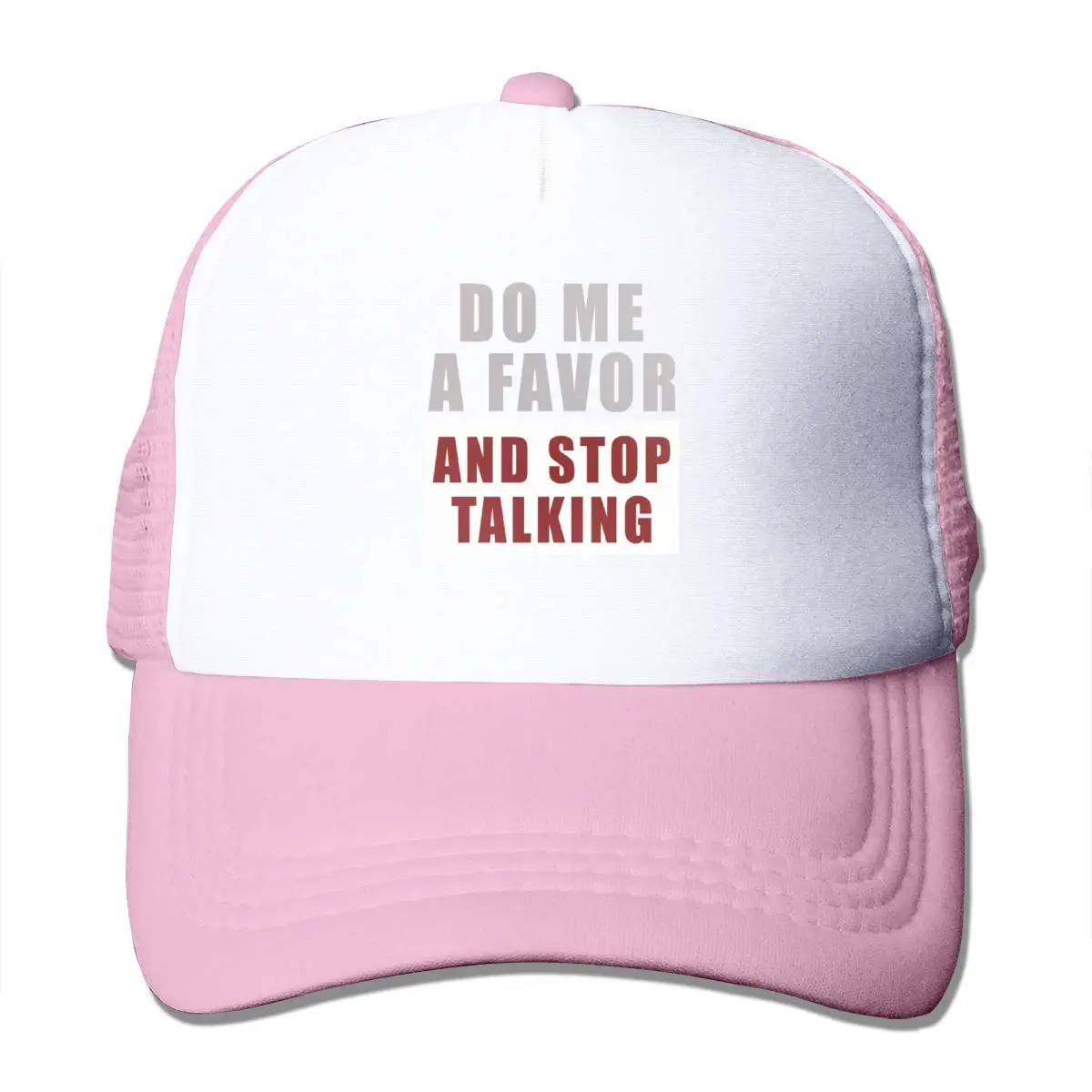 Сделайте мне услугу и остановите разговор сетчатая Бейсболка унисекс Кепка в Стиле Дальнобойщика розового цвета