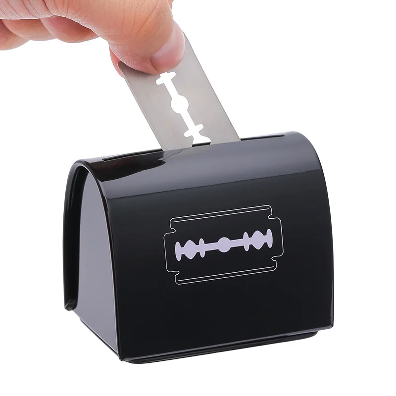 Metal Blade Disposal Case Safe Storage Bank For Used Safety Razor