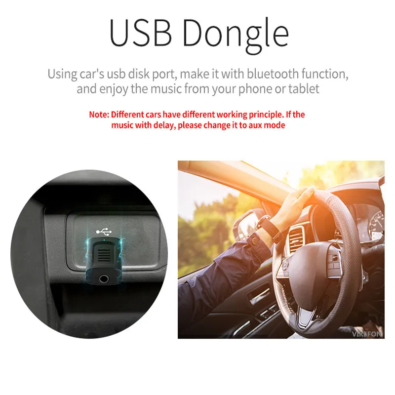 USB Bluetooth автомобильный аудиоприемник 5 0 передатчик 3 в 1 Mini мм Jack AUX RCA стерео