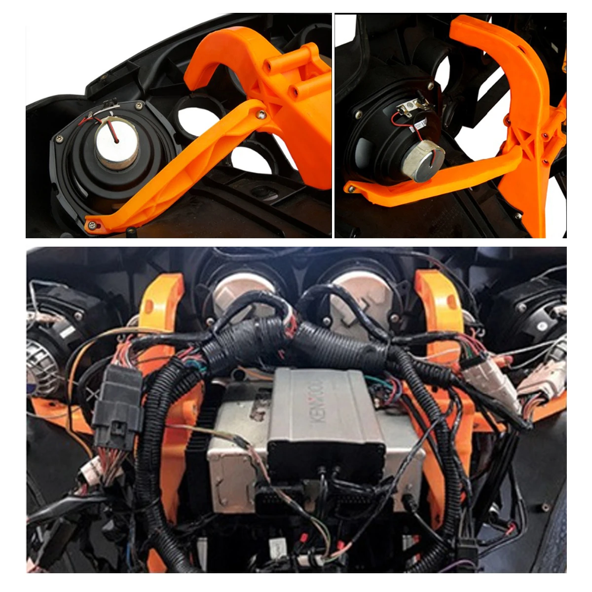 Мотоцикл сильная рука Batwing внутренний обтекатель поддержка кронштейны для Harley модель Road Street Glide комод FLHX 1993-2013 12
