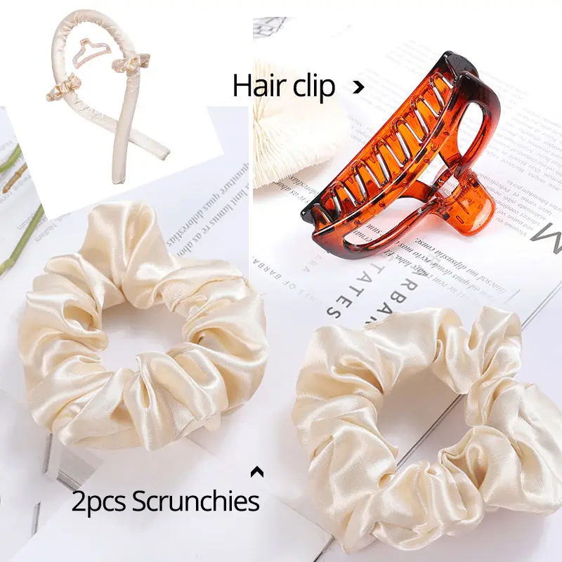 Nunify Satin Heatless Magic Leverag Rollers Hairstyle Curlers For Home Use And Salon Hair Curler Hairdressing Tools For Women