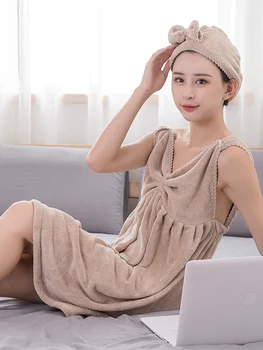 

Bath Towels for Adults Bathing Skirt Women Bath Microfiber Wearable Towel Women Sexy Bathrobe bath towels for adults BB50YJ
