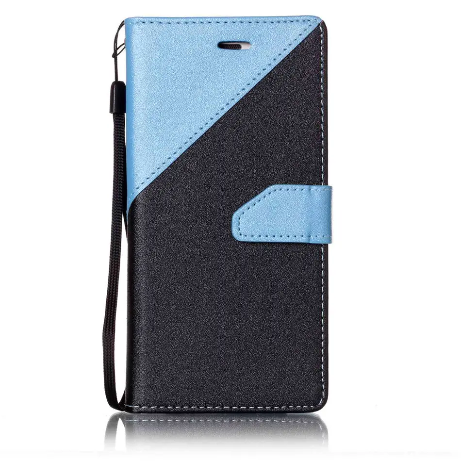 Light Blue P30 Lite хит Цвет бумажник чехол для huawei Y9 Y7 Y6 Y5 классный матовый чехол сумка P30 Pro P9 Lite P8 Lite GR5 DP09E - Цвет: Light Blue