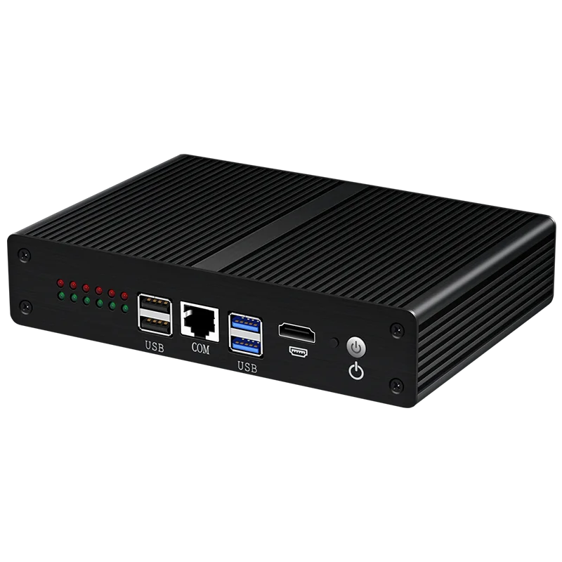  Mini Pc Intel Celeron 6 lan Minipc Linux Win 10 Computer Thin Client LAN USB Compute Office Pfsense