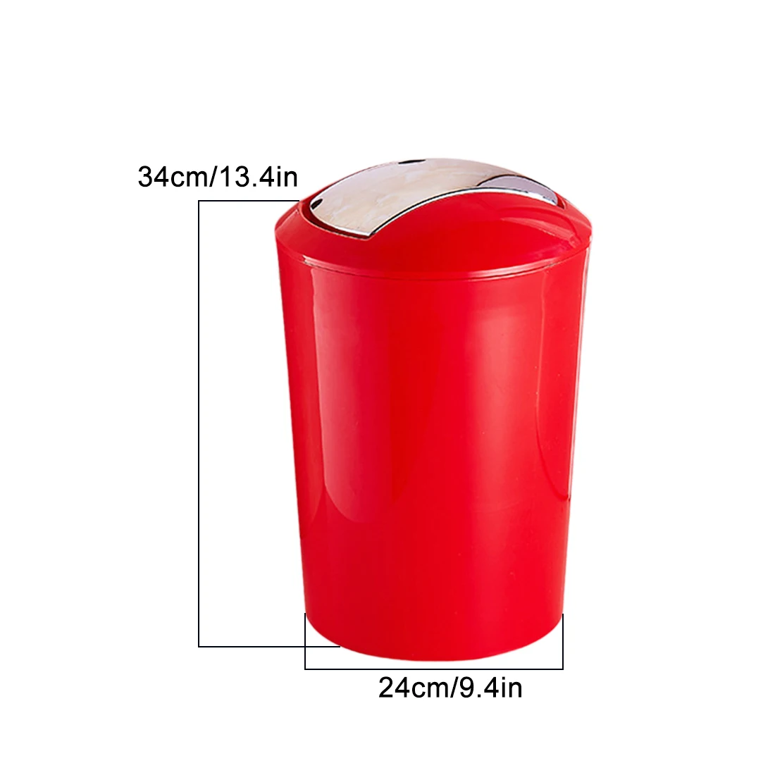 10l European Style Trash Bin Waste Container Garbage Can With Lid