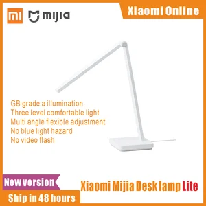 Image 1 - Xiaomi Mijia مصباح طاولة يعمل باللمس ، ضوء LED مع مفتاح يعمل باللمس ، غير قوي ، قابل للتعتيم ، لسطح المكتب أو القراءة ، بمقبس أمريكي ، 2021