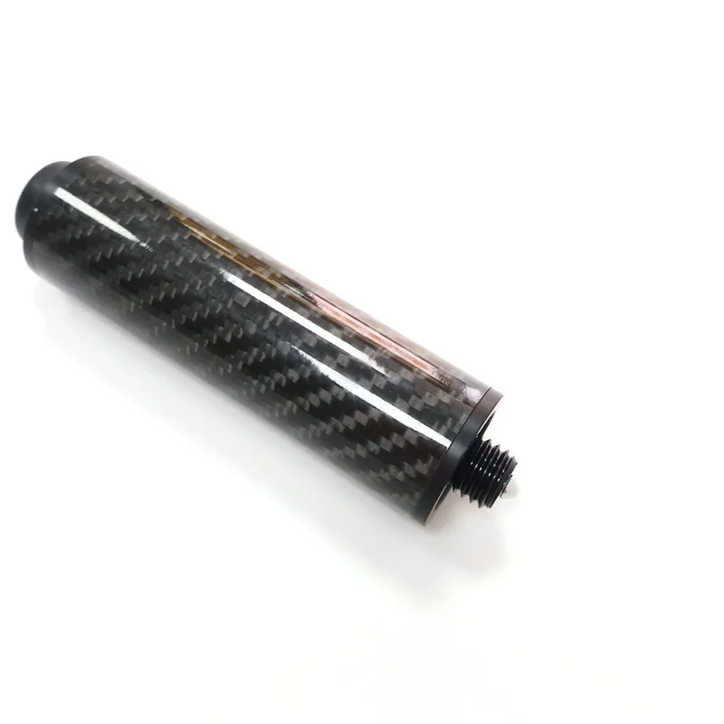 4inch for mezz Xmlivet билльярдный пул кий для наращивания может служить удлинением для Дважды 2/3/4 дюйма дополнительно Черный углерода удлинитель кия для Mezz кий - Цвет: 4inch for mezz