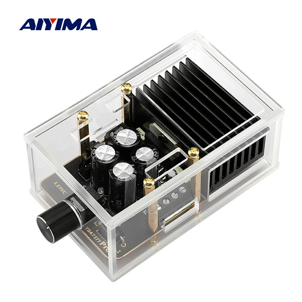 

AIYIMA 12V TDA7377 Power Amplifier Audio Board 30Wx2 Class AB Stereo Sound Amplificator DIY For 4-8 Ohm Speakers