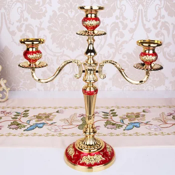 

P1914 Home Decoration European Candle Holders For Wedding Centerpieces And Candlelight Dinner подсвечник