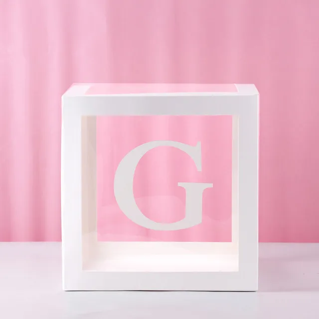 First Birthday Balloon Boxes for Party Decorations - Baby Shower Decor with ONE Letter