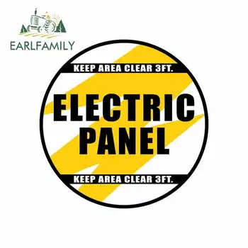 

EARLFAMILY 13cm x 13cm For Electric Panel Anti-Slip Floor Motorcycle Sticker Vinyl Car Sticker Fashion SUV Decoration Decal