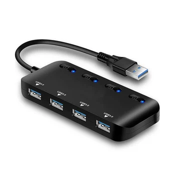 

Ultra-Thin Usb 3.0 4-Port Hub One-To-Four Usb3.0 Hub 4-Port Switch