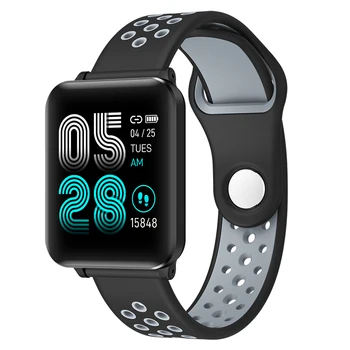 

IP68 Bluetooth Smartwatch blood oxygen pressure support Heart Rate IP68 waterproof sports smart watch for xiaomi huawei iphone