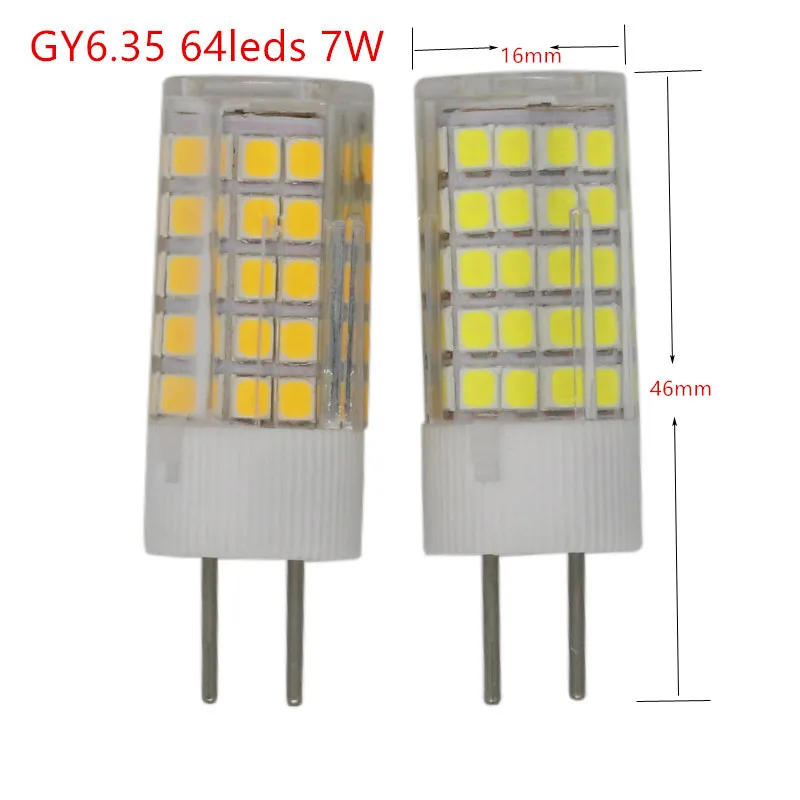 Высокое качество! G4 G8 GY6.35 SMD2835 7 Вт 9 Вт 10 Вт AC110V AC220V затемнения светодиодный светильник лампы лампада кукурузы светильник s