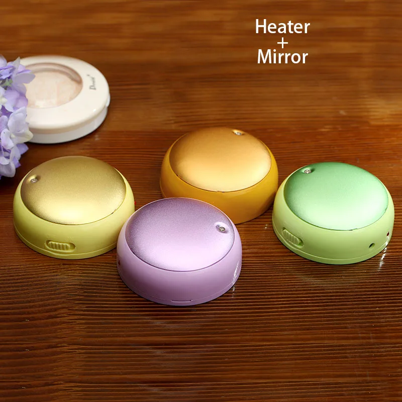 

New Mirror Warm Hand Handwarmer Heater Warm Stick Fruit Tyrant Gold Usb Charging Warm Treasure Portable Mini Christmas Gift