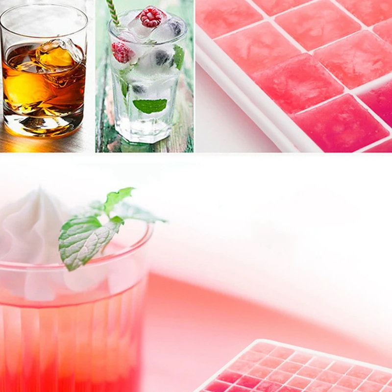 60 сеток DIY ручной работы Алмазная форма ледяной куб плесень Лето лоток для льда коробка кухонный инструмент