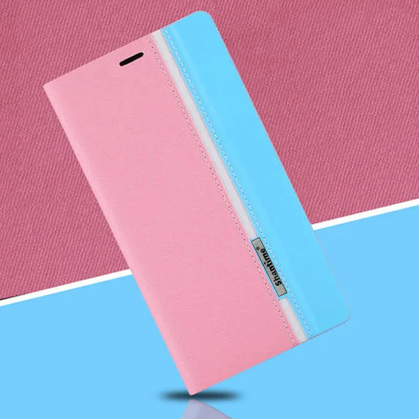 Чехол-Кошелек из искусственной кожи для телефона, чехол для Umidigi power, чехол-книжка для Umidigi power, деловой чехол, Мягкий ТПУ силиконовый чехол-накладка - Цвет: Pink