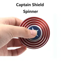 

Wholesale Cool Hand Spinner Of Captain Shield Metal Stress Anime Character Finger Spinner Fidget Toy