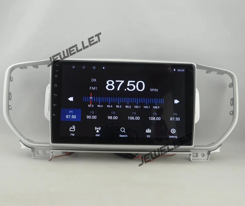 " четырехъядерный 1024*600 HD экран Android 8,1 Автомобильный gps Радио навигатор для Kia Sportage с 4G/Wifi, DVR OBD 1080P
