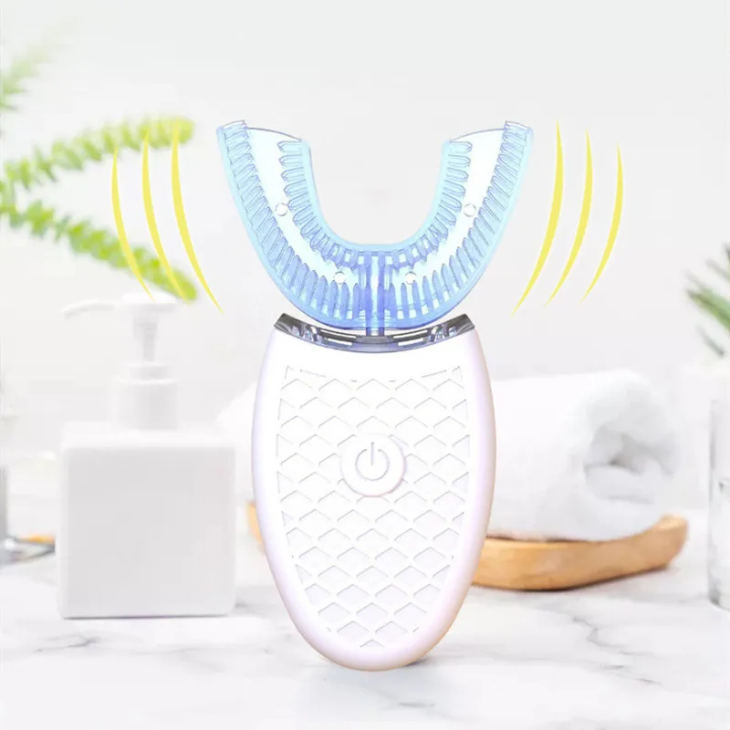 360 Degrees Intelligent Sonic Electric Toothbrush U Type Gift Teeth Tooth Brush USB Rechargeable Tooth Automatic Whitening 360 Degrees Intelligent Sonic Electric Toothbrush U Type Gift Teeth Tooth Brush USB Rechargeable Tooth Automatic Whitening