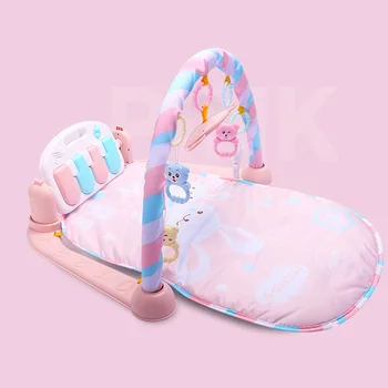 

Activity Bodybuilding Safe Pedal Piano Blanket Music Play Lighting Baby Toy Newborn Fitness Mat Funny Interactive Gym