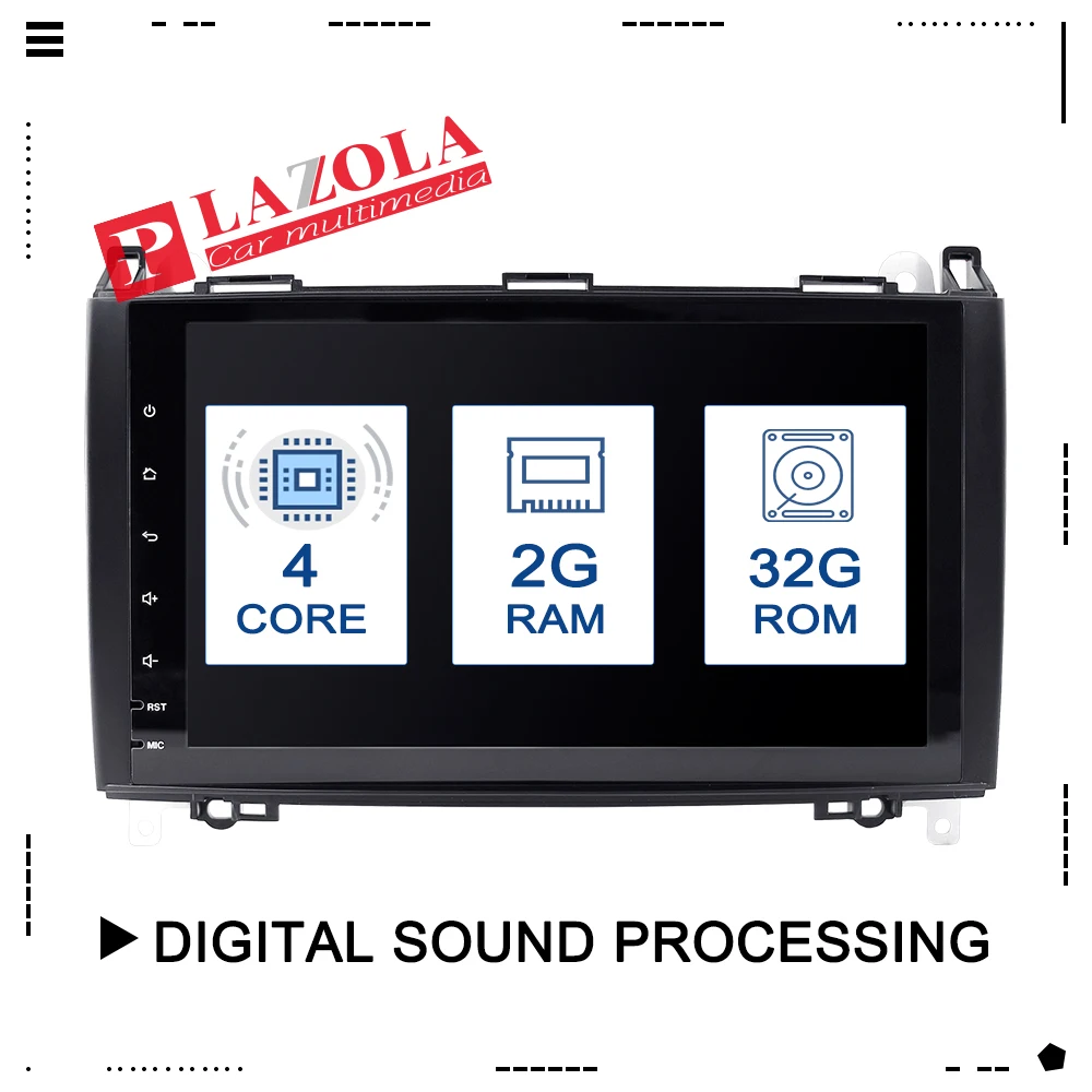 

DSP IPS 9'' Car radio Multimedia 2 Din 4G Android 9 dvd GPS For Benz/B200/A B Class/W169/W245/Viano/Vito/W639/Sprinter W906 OBD2