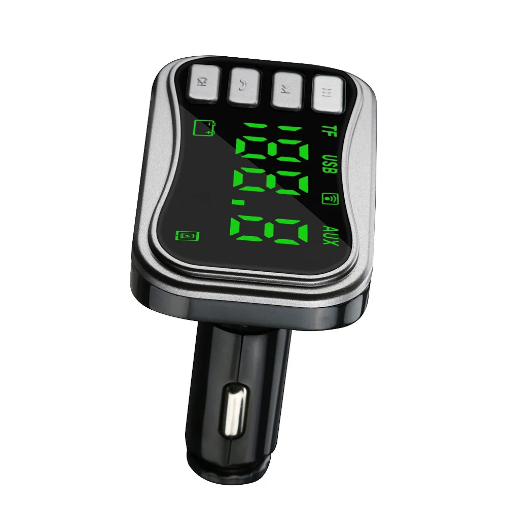 1,5 беспроводной Bluetooth Автомобильный MP3-плеер Hands Free Dual USB зарядное устройство передатчик