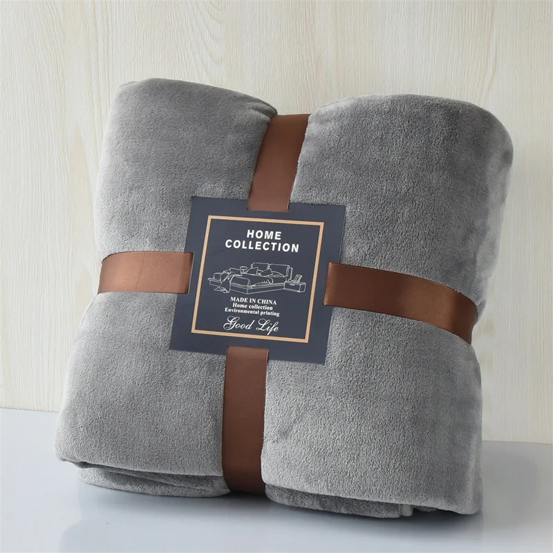 

Coral Fleece Blankets for Bed Flannel A Blanket Warm Throw Blanket on the Sofa Pink Purple Winter Bed Cover Bedspread Bedding