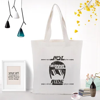 

Text type Handbag Canvas Shopping Bag Text DIY Tote Bag Daily Use Custom Print Logo Eco Ecologicas Reusable Recycle