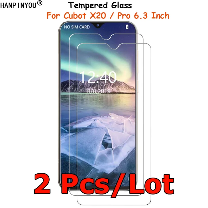 2 шт./лот для Cubot X20 / Pro X20pro 6 3 дюйма закаленное стекло защиты экрана тонкая