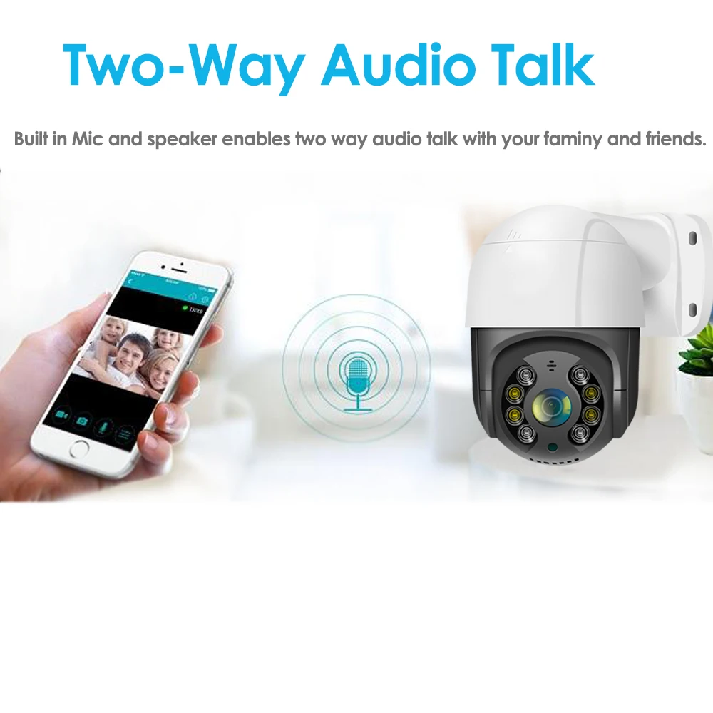 8MP POE PTZ Video Surveillance Camera System