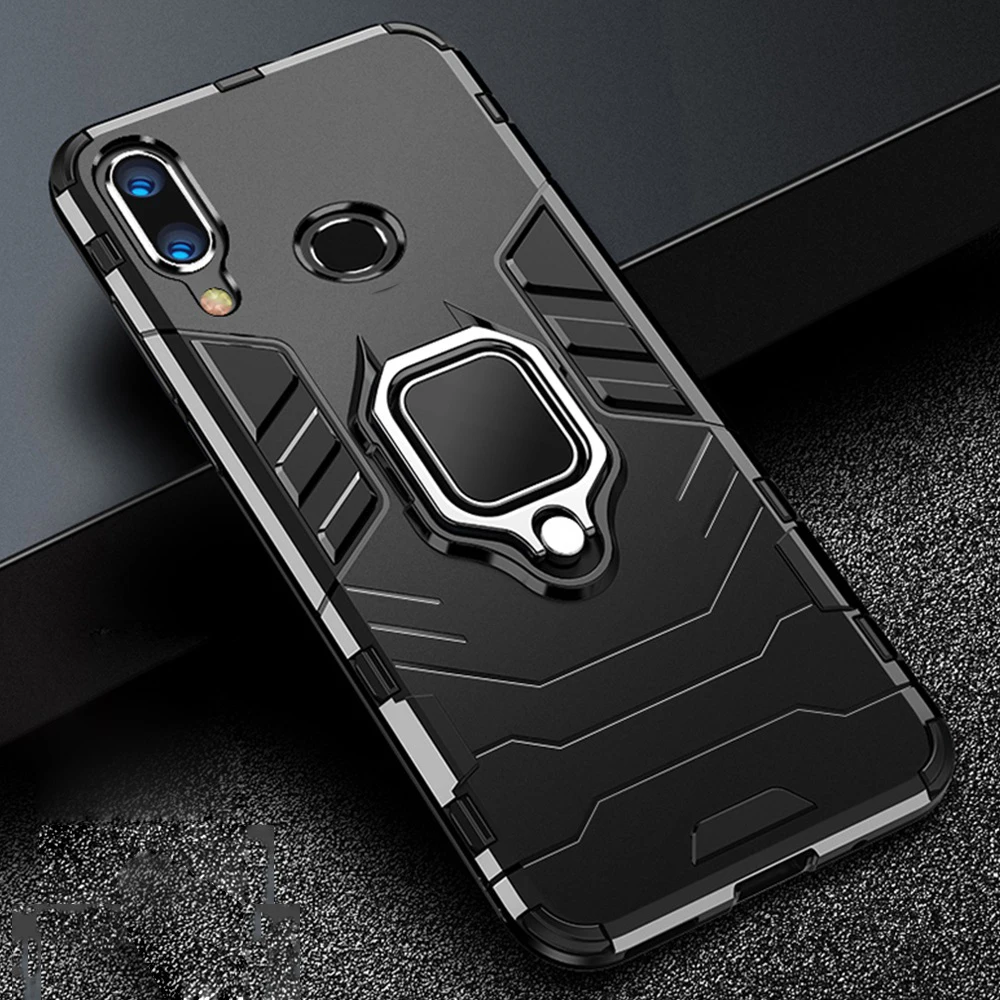 Чехол для samsung Galaxy A10s A 10 s, защитный чехол из поликарбоната, металлическое кольцо, держатель, чехол для телефона, чехол для samsung A10s, Прочный противоударный бампер