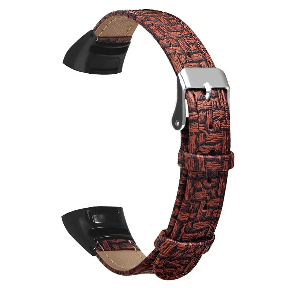Замена волоконно-кожаных часов Ремешок Браслет для huawei Honor Band 5/4 унисекс тонкий ремешок 10 стилей роскошный модный подарок - Цвет ремешка: J