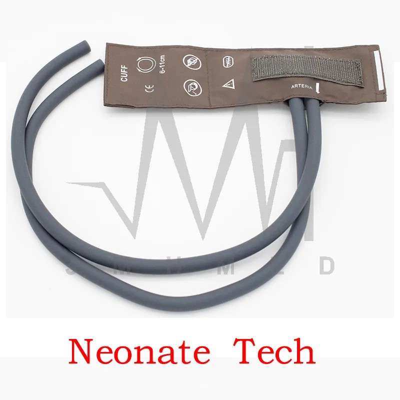5PCS Dual-WayTube Reusable PU Blood Pressure Cuff for Neonate 6-11cm Arm C Nihon Kohden GE Datex Dixtal Patient Monitor | Красота и