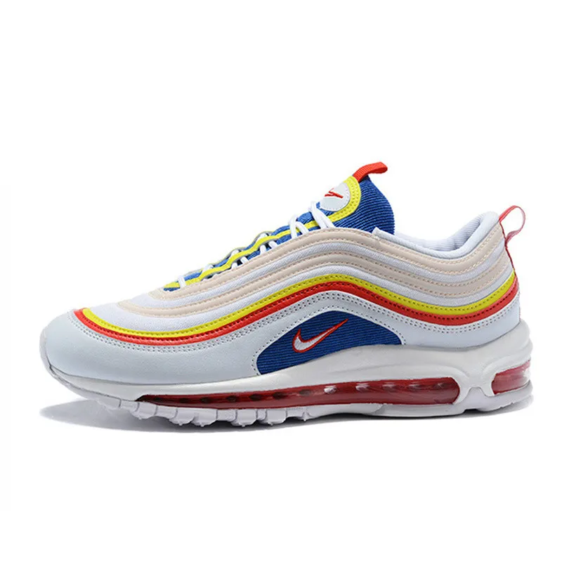 Мужские кроссовки для бега Nike Air Max 97 OG, черные модные удобные дышащие уличные резиновые кроссовки, хорошее качество, 921826-001 - Цвет: AQ4137-101