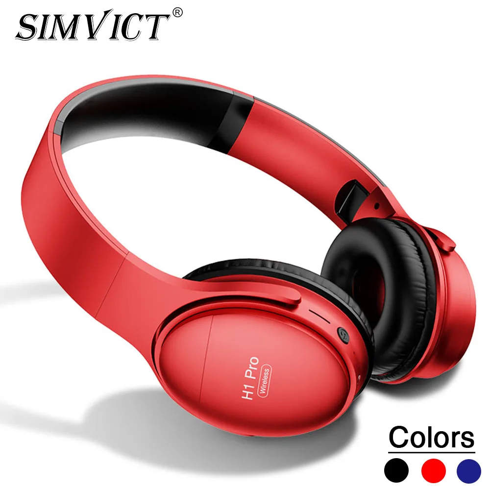 Беспроводные наушники Simvict с повязкой на голову bluetooth гарнитуры стерео игровая