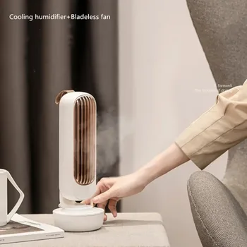 

2in1 Table Small USB Sprayer Mist Diffuser Bladeless Fan Humidifier