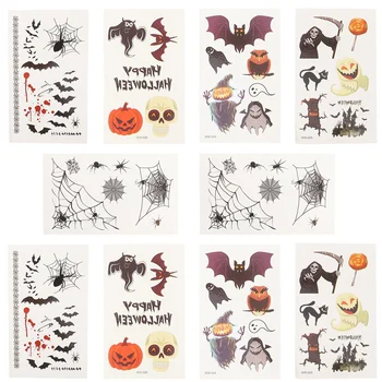

25pcs Halloween Temporary Scar Tattoos Sticker Fake Body Scratch Stickers