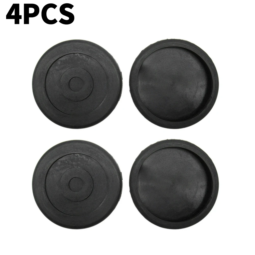 

4pcs/set Black Sturdy Car Round Rubber Arm Pads Roll Bridge Jack Suitcable For BendPak/Dannmar Auto Truck Lift Tool Parts