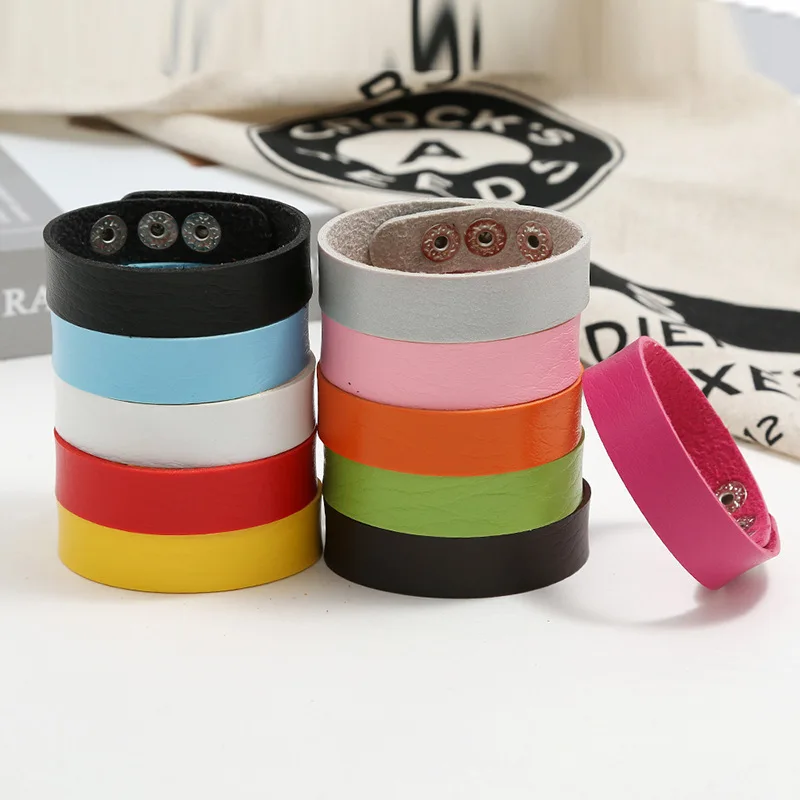 Bracelet for Men Women Leather Bracelets & Bangles Brown and Black Color bracelet jewelry