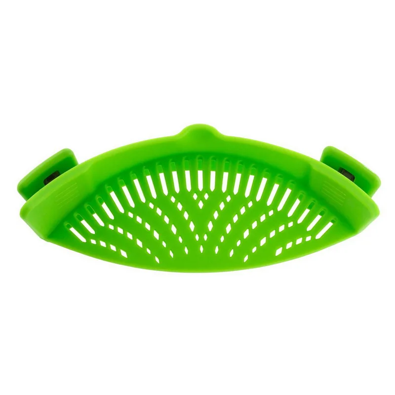 Hoomall пластиковый горшок Воронка фильтры для воды аксессуары для риса Тип ручки фрукты овощи дуршлаг для мытья Кухонные гаджеты - Цвет: green 22x8x5.8cm